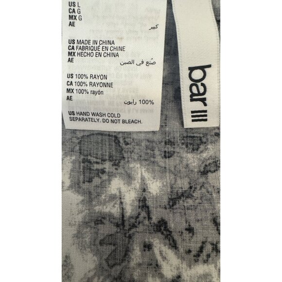 2/$30 NWT Bar III Large Tie-Dye Print Romper V-Neckline & Elastic Waist - Picture 3 of 15